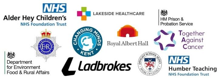 Organisations we have trained students from